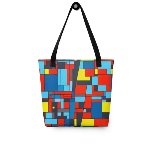 Electric Bauhaus on a Tote Bag