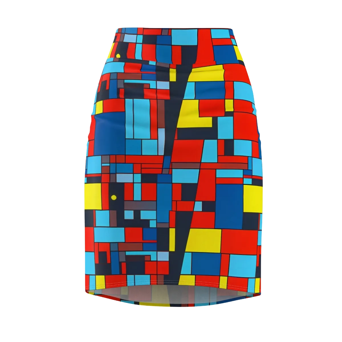 Electric Bauhaus on Pencil Skirt — Front