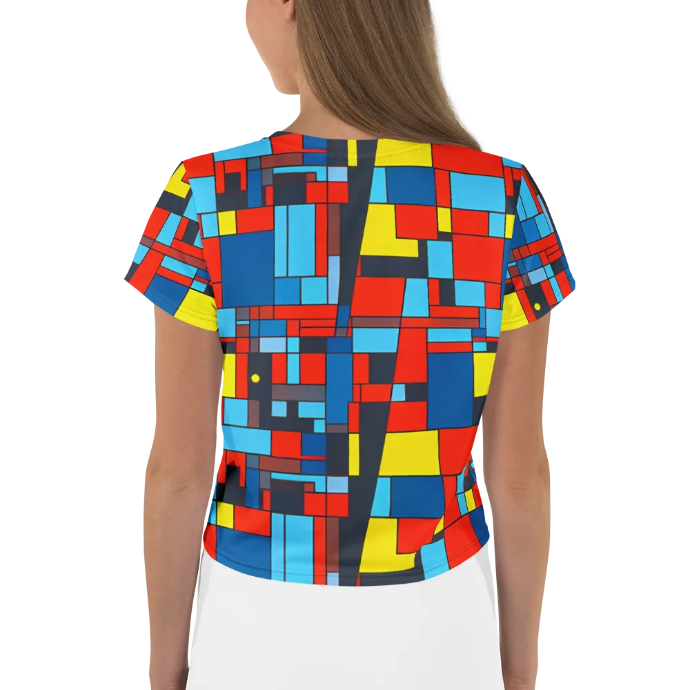 Electric Bauhaus on Crop Tee — Back