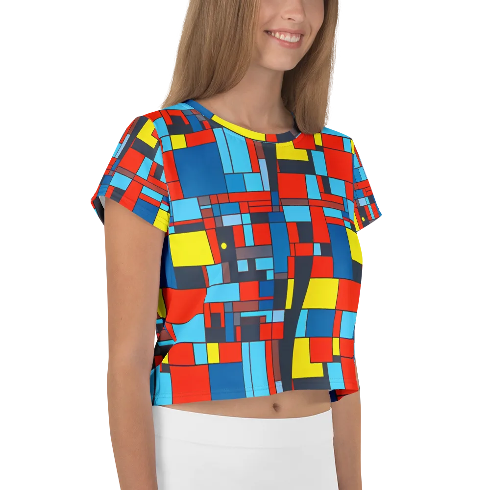 Electric Bauhaus on Crop Tee — Right