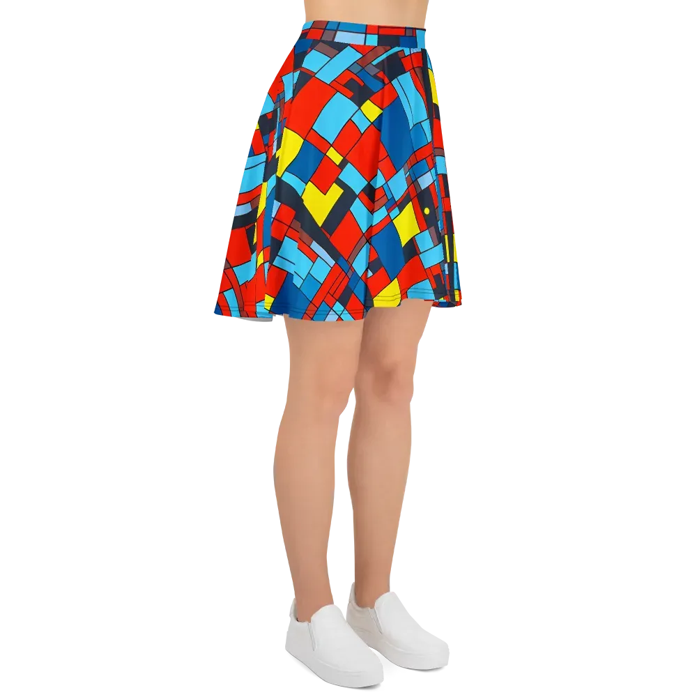 Electric Bauhaus on Skater Skirt — Right