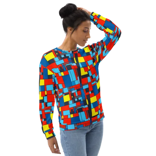 Electric Bauhaus on a Sweatshirt