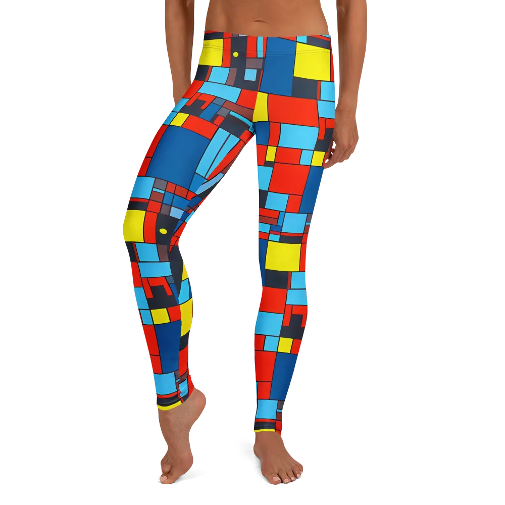 Electric Bauhaus on Leggings — Front