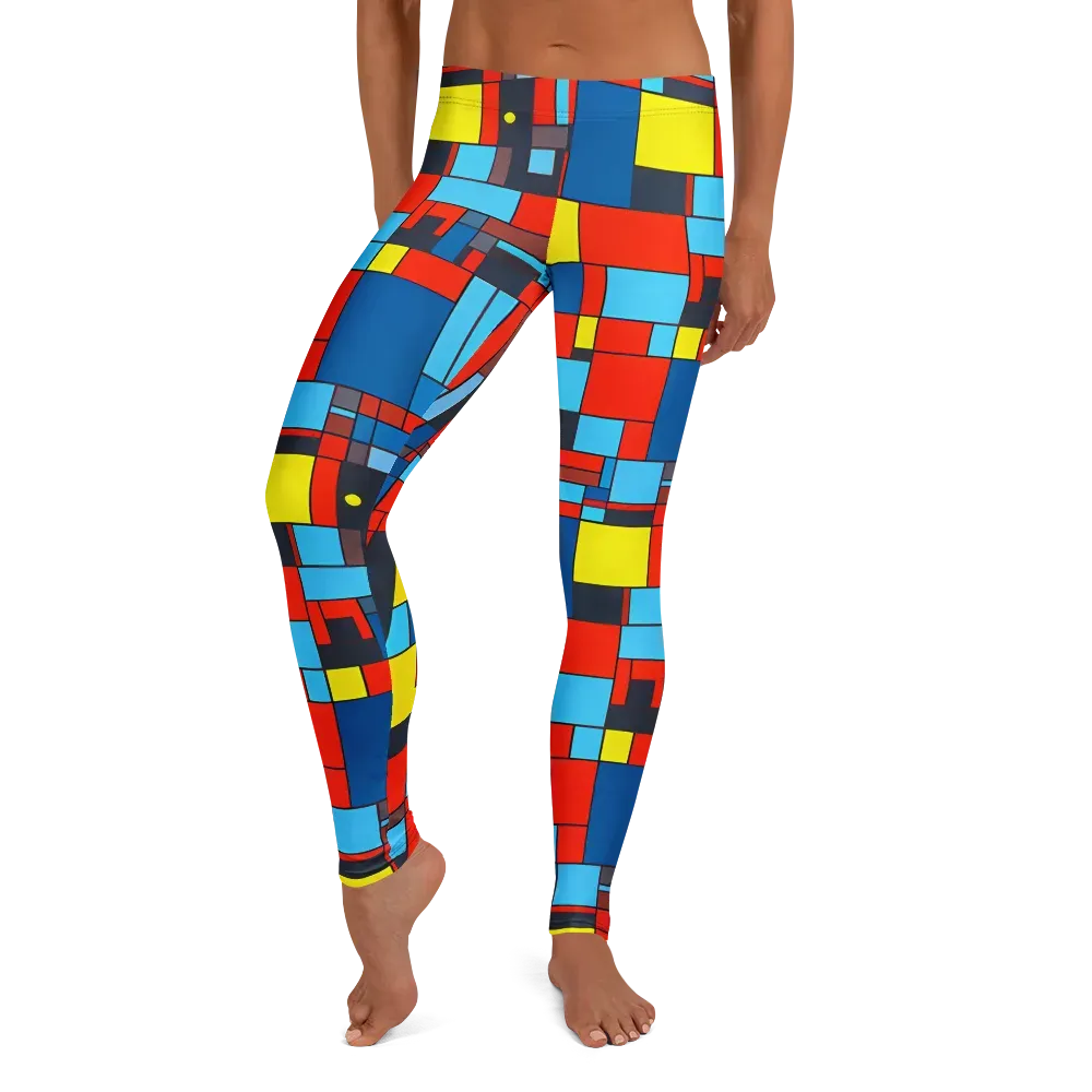 Electric Bauhaus on Leggings — Front