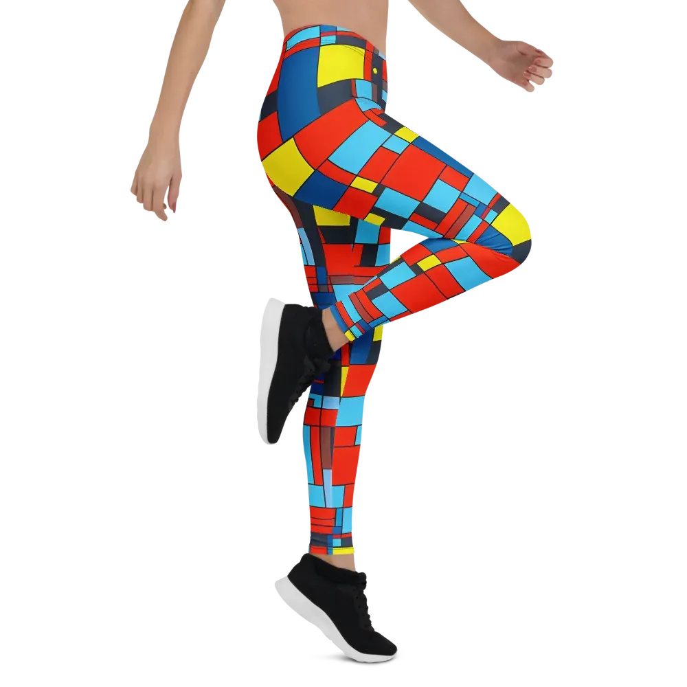 Electric Bauhaus on Leggings — Right