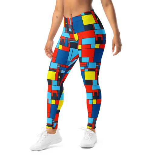 Electric Bauhaus on a Leggings