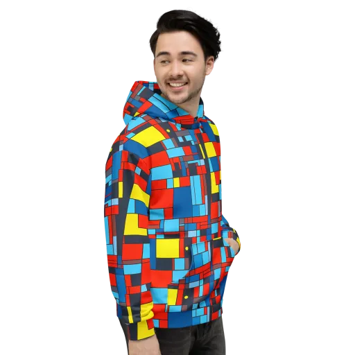 Electric Bauhaus on a Hoodie