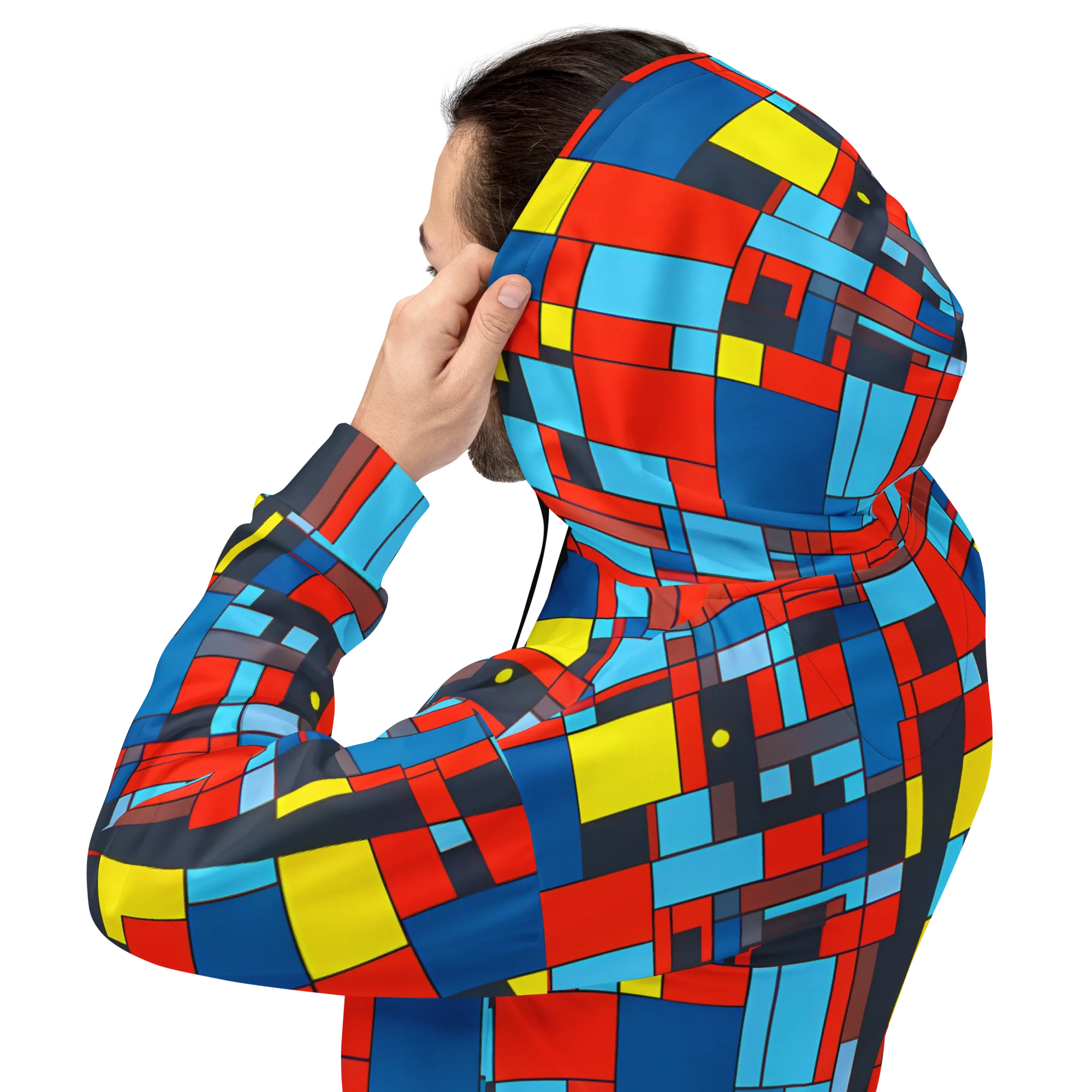 Electric Bauhaus on Hoodie — Back