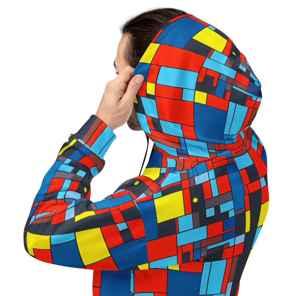 Electric Bauhaus on Hoodie — Back