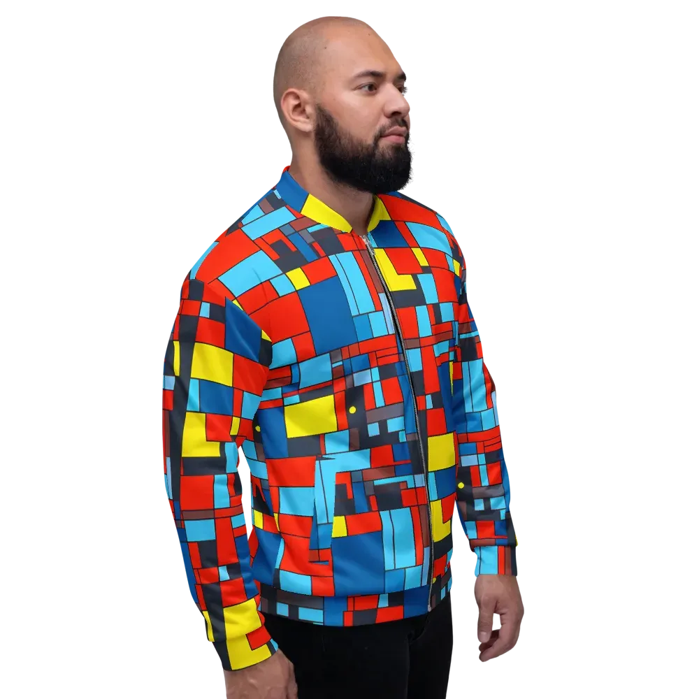 Electric Bauhaus on Bomber Jacket — Right