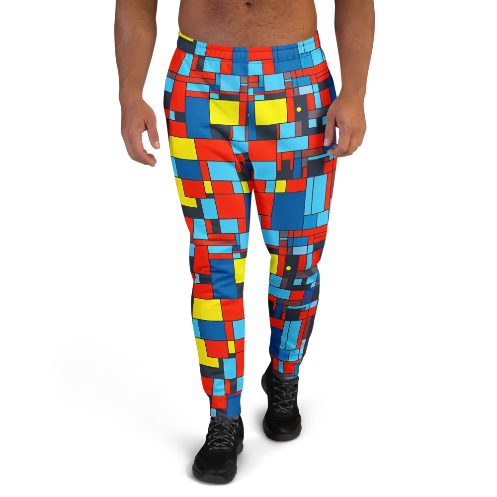 Electric Bauhaus on Men's Joggers — Front