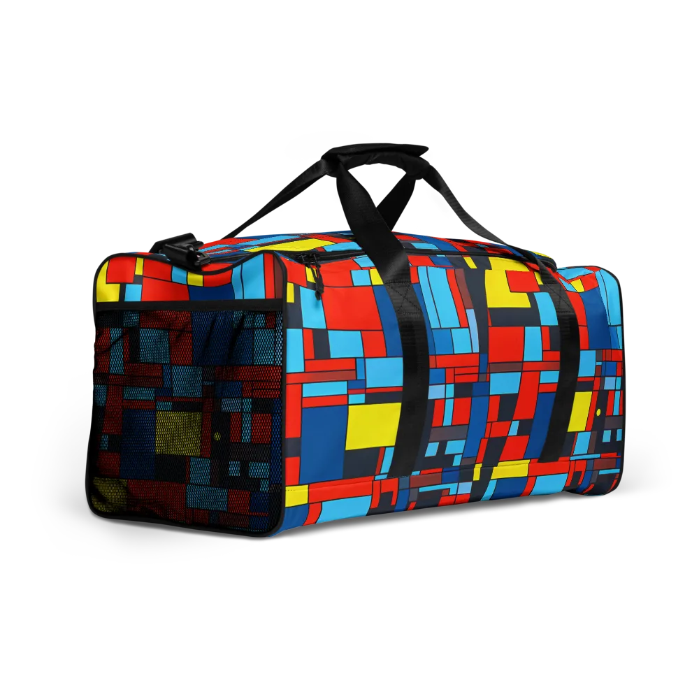Electric Bauhaus on Duffle Bag — Right Front