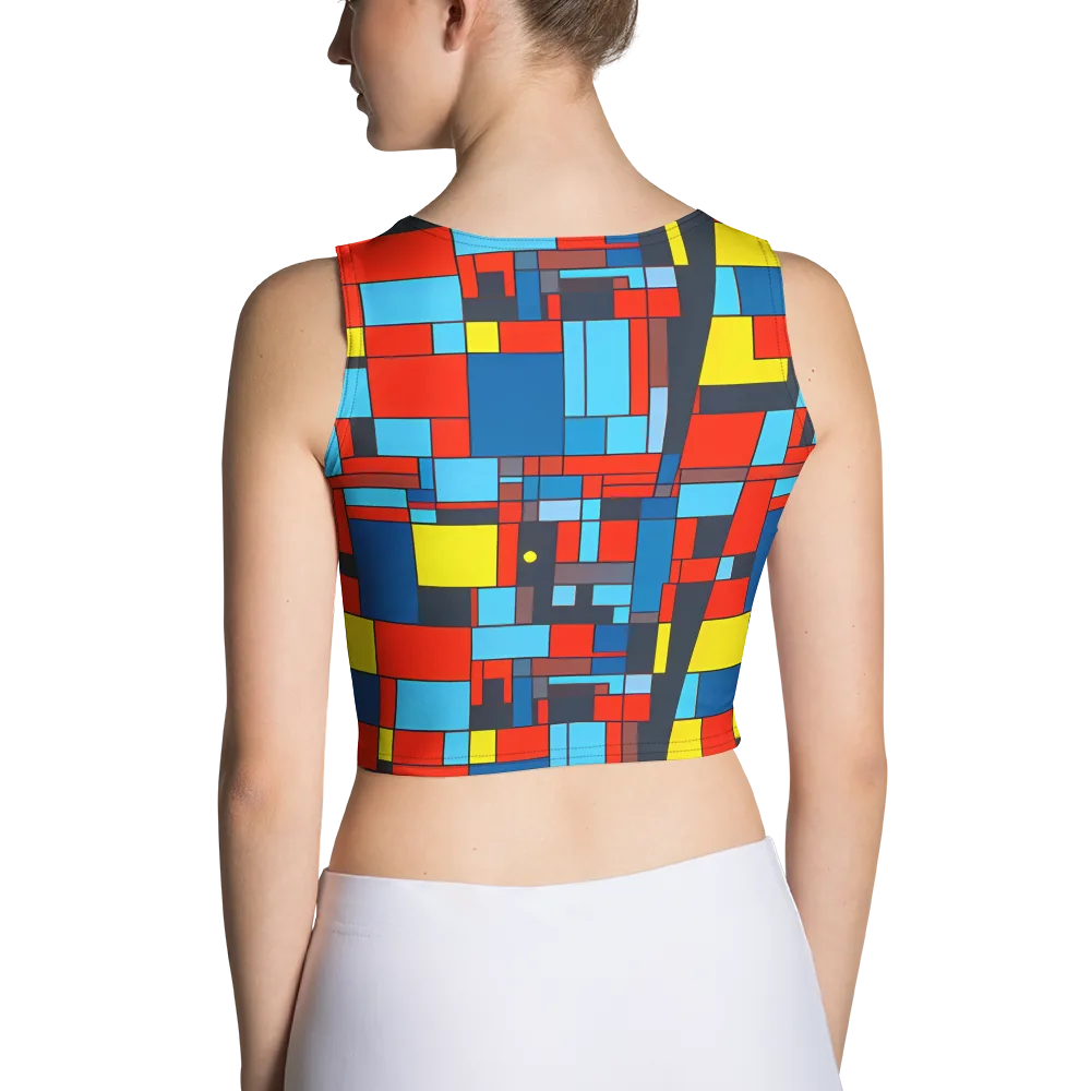 Electric Bauhaus on Crop Top — Back