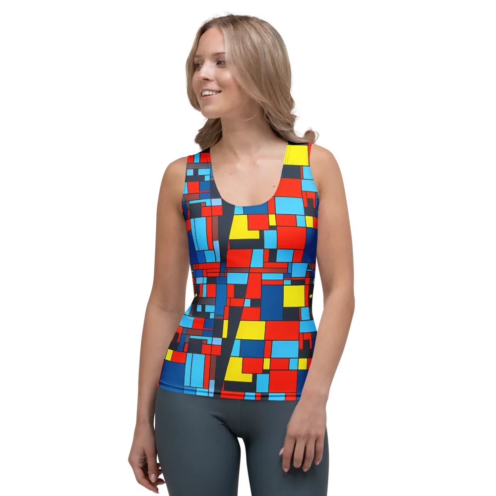 Electric Bauhaus on Women's Tank Top — Front