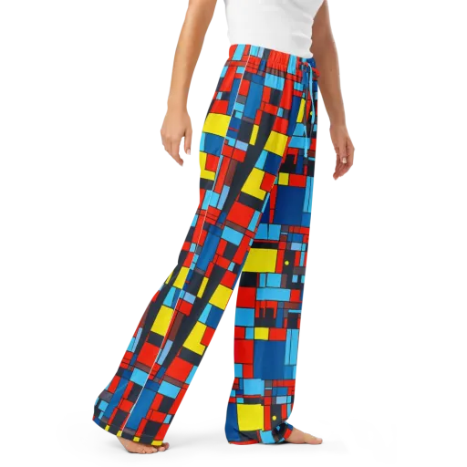Electric Bauhaus on a Women's Pajama Pants