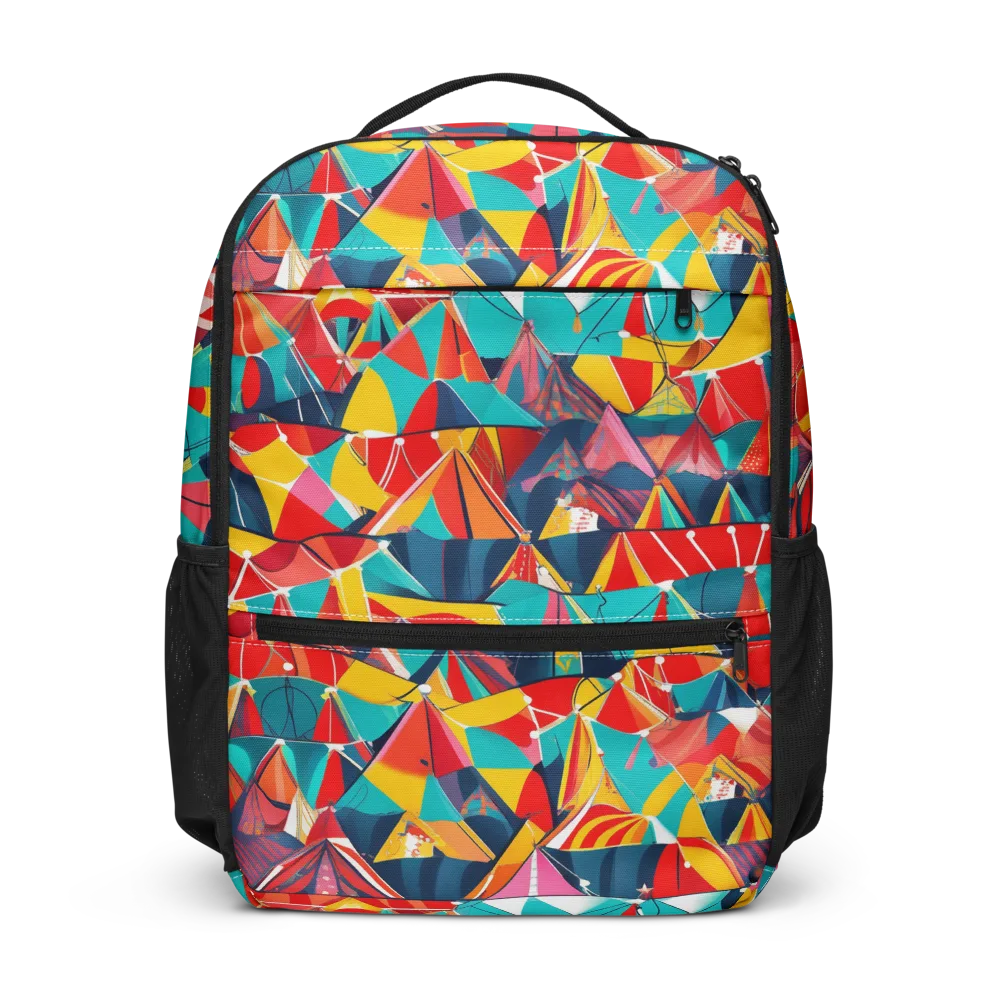 Carnival Canopies on Utility Backpack — Front