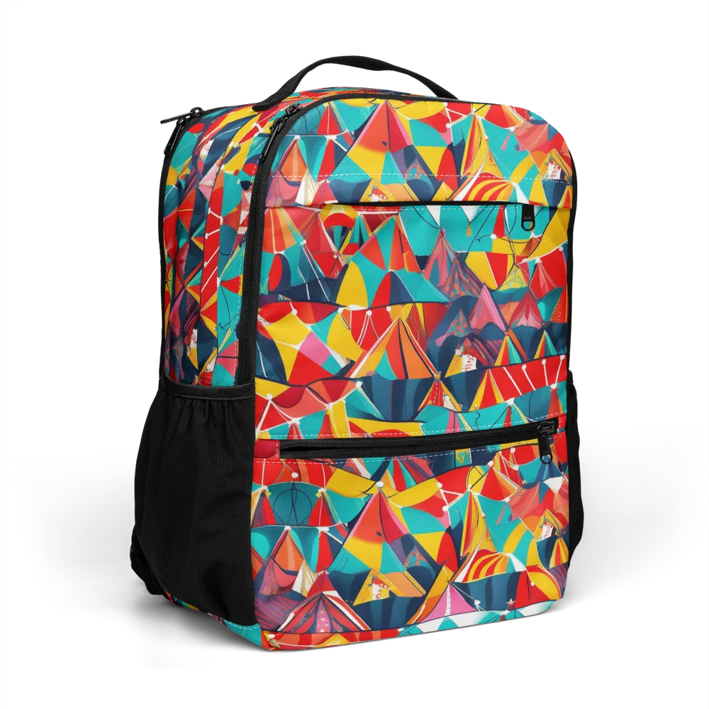 Carnival Canopies on Utility Backpack — Right Front