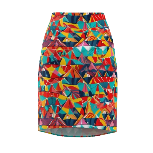 Carnival Canopies on a Pencil Skirt
