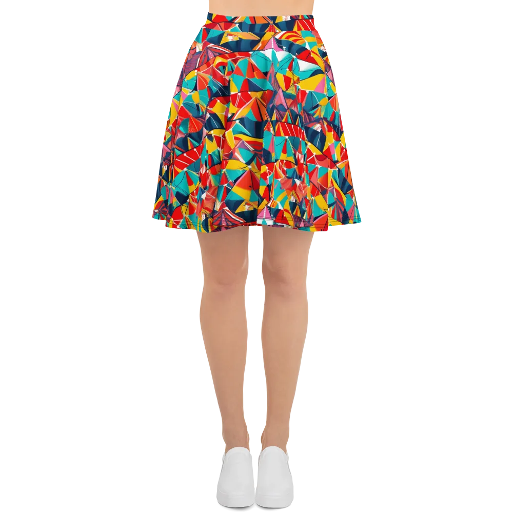 Carnival Canopies on Skater Skirt — Front