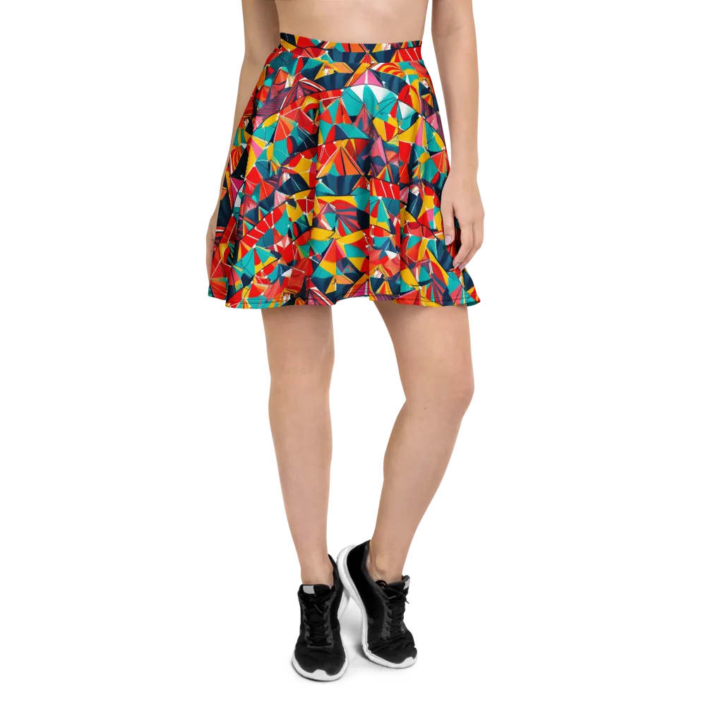 Carnival Canopies on Skater Skirt — Front