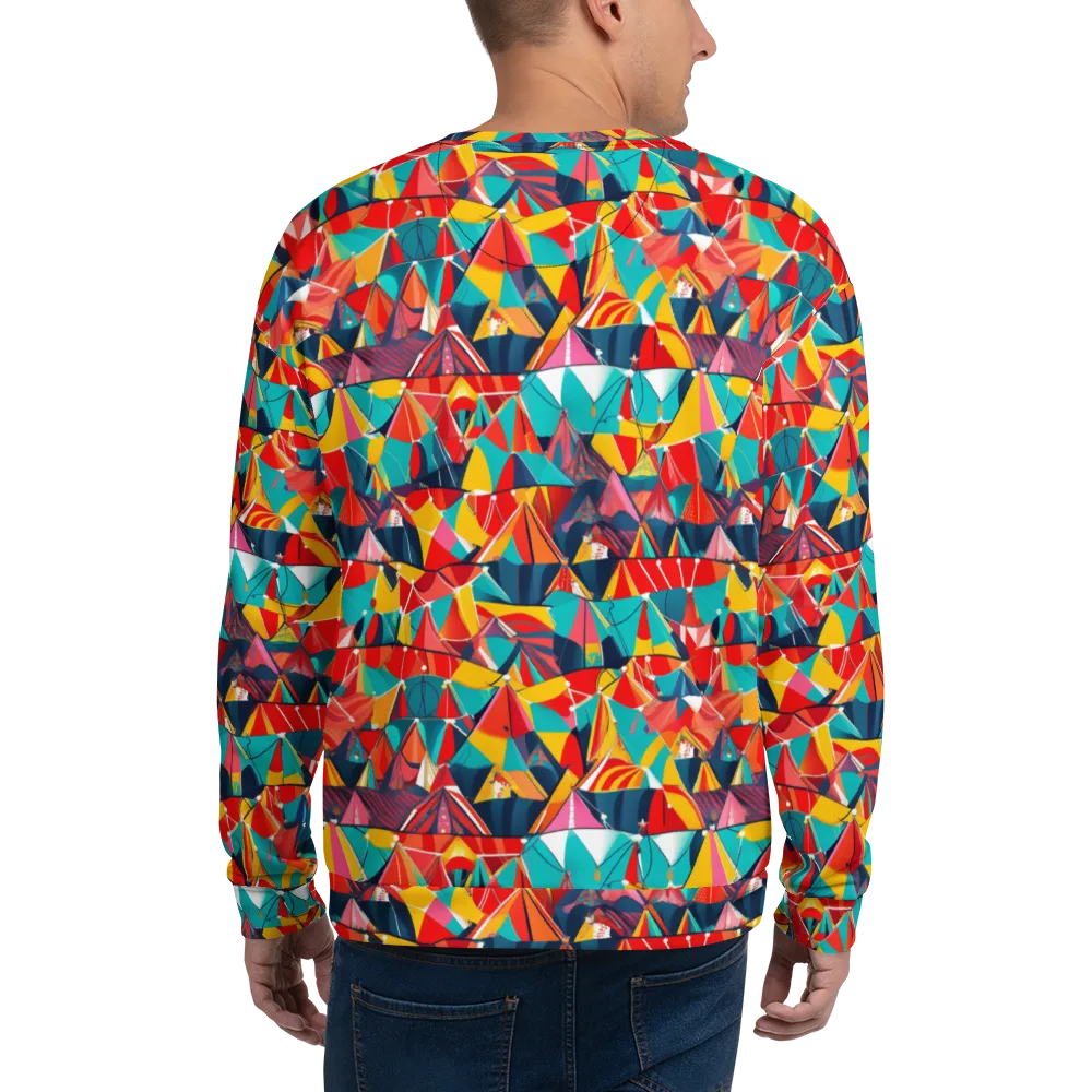 Carnival Canopies on Sweatshirt — Back