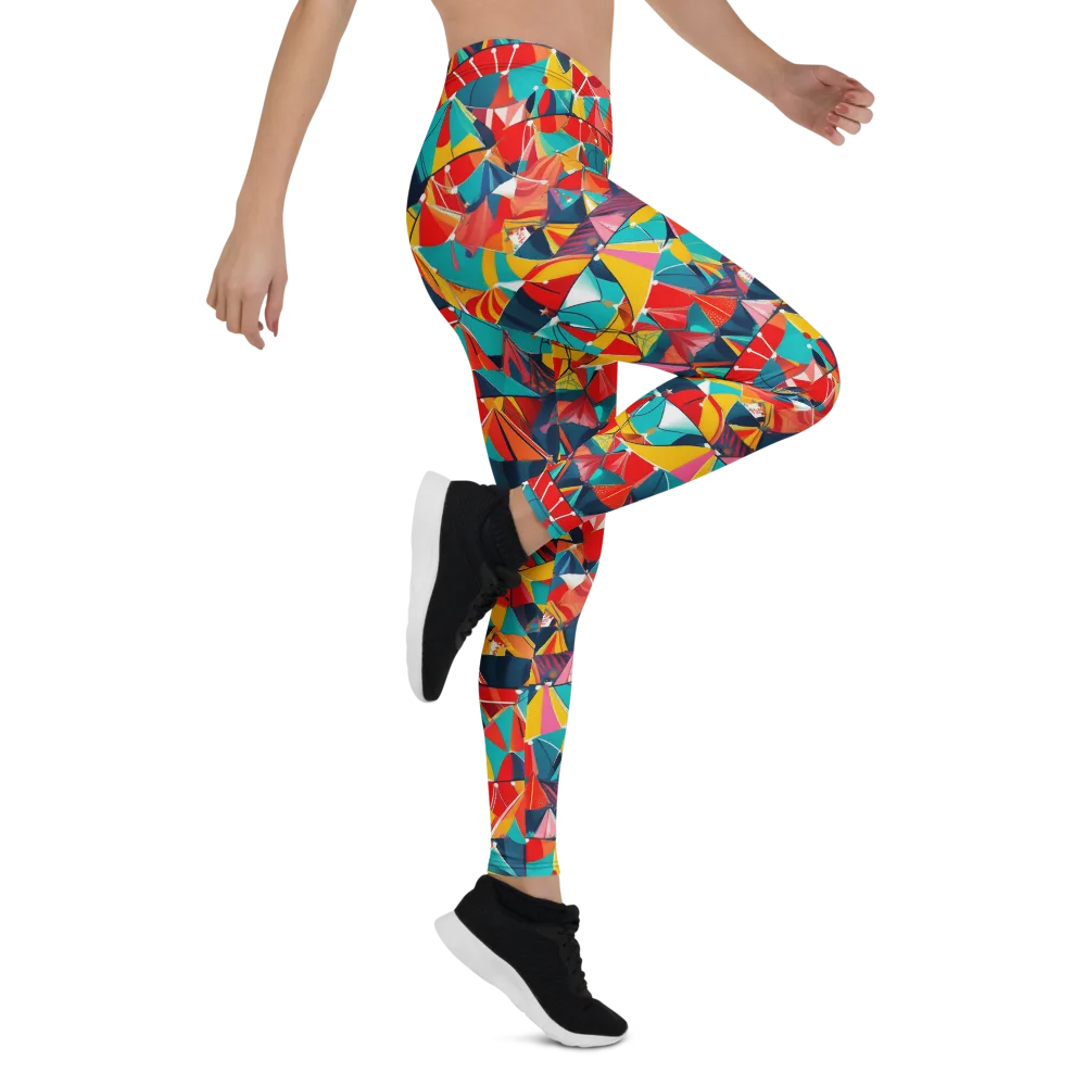 Carnival Canopies on Leggings — Right