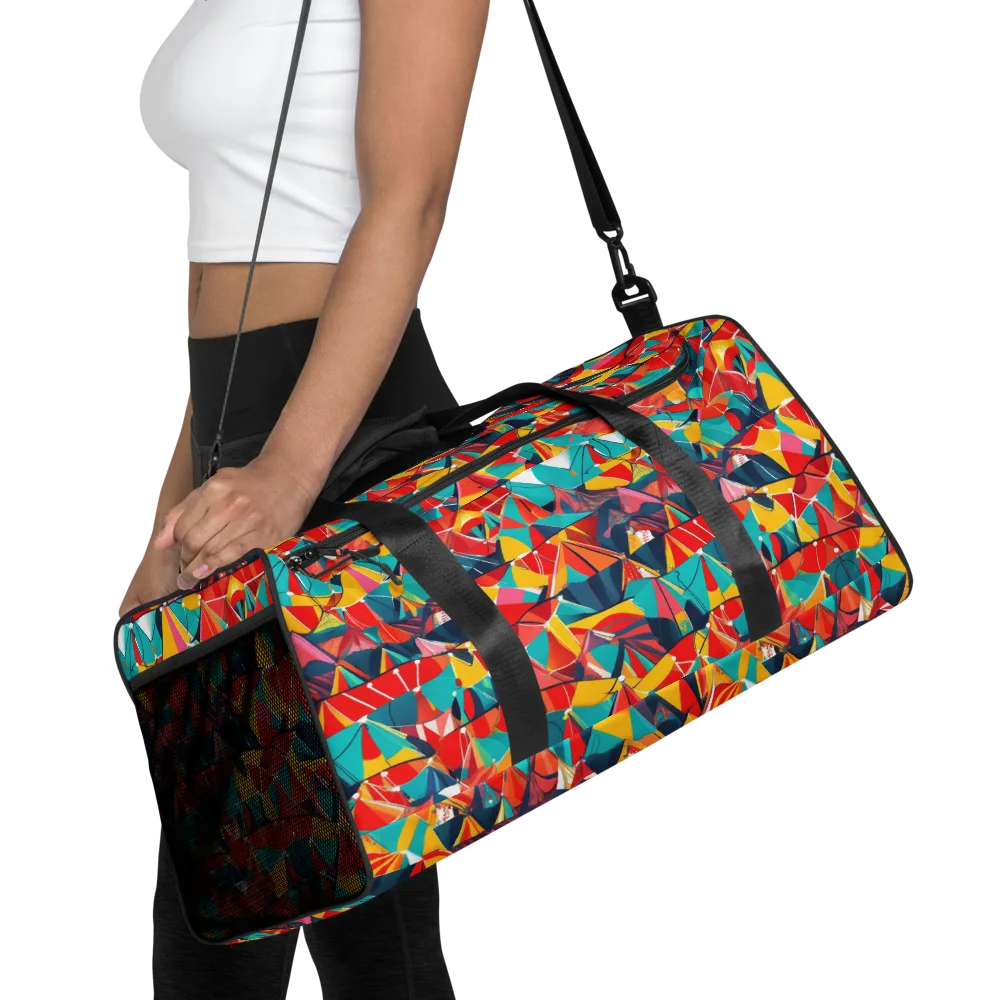Carnival Canopies on Duffle Bag — Front