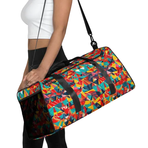 Carnival Canopies on a Duffle Bag