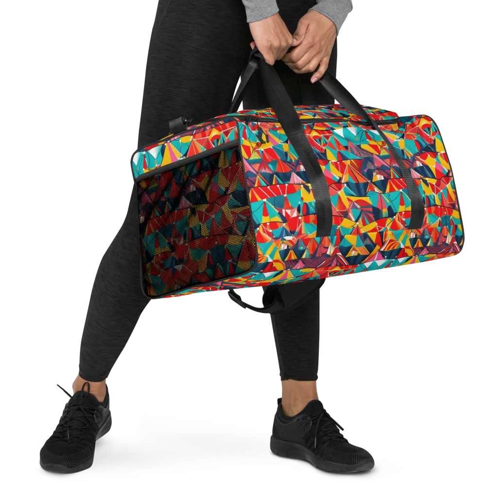 Carnival Canopies on Duffle Bag — Right Front