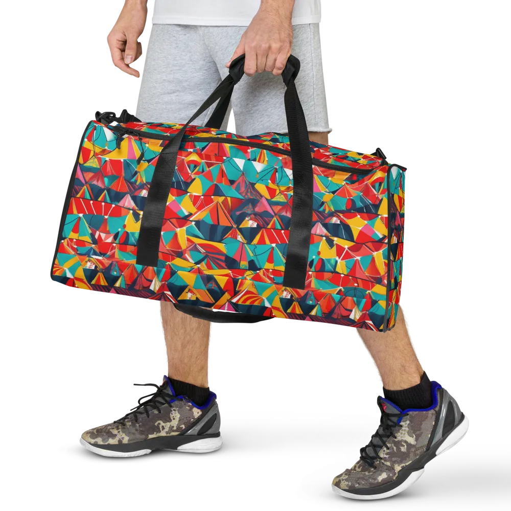 Carnival Canopies on Duffle Bag — Front