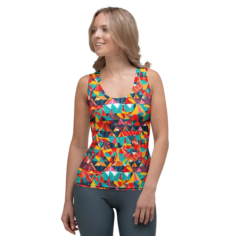 Carnival Canopies on Women's Tank Top — Front