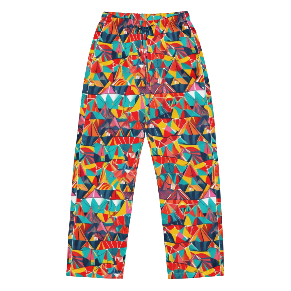 Carnival Canopies on Women's Pajama Pants — Front