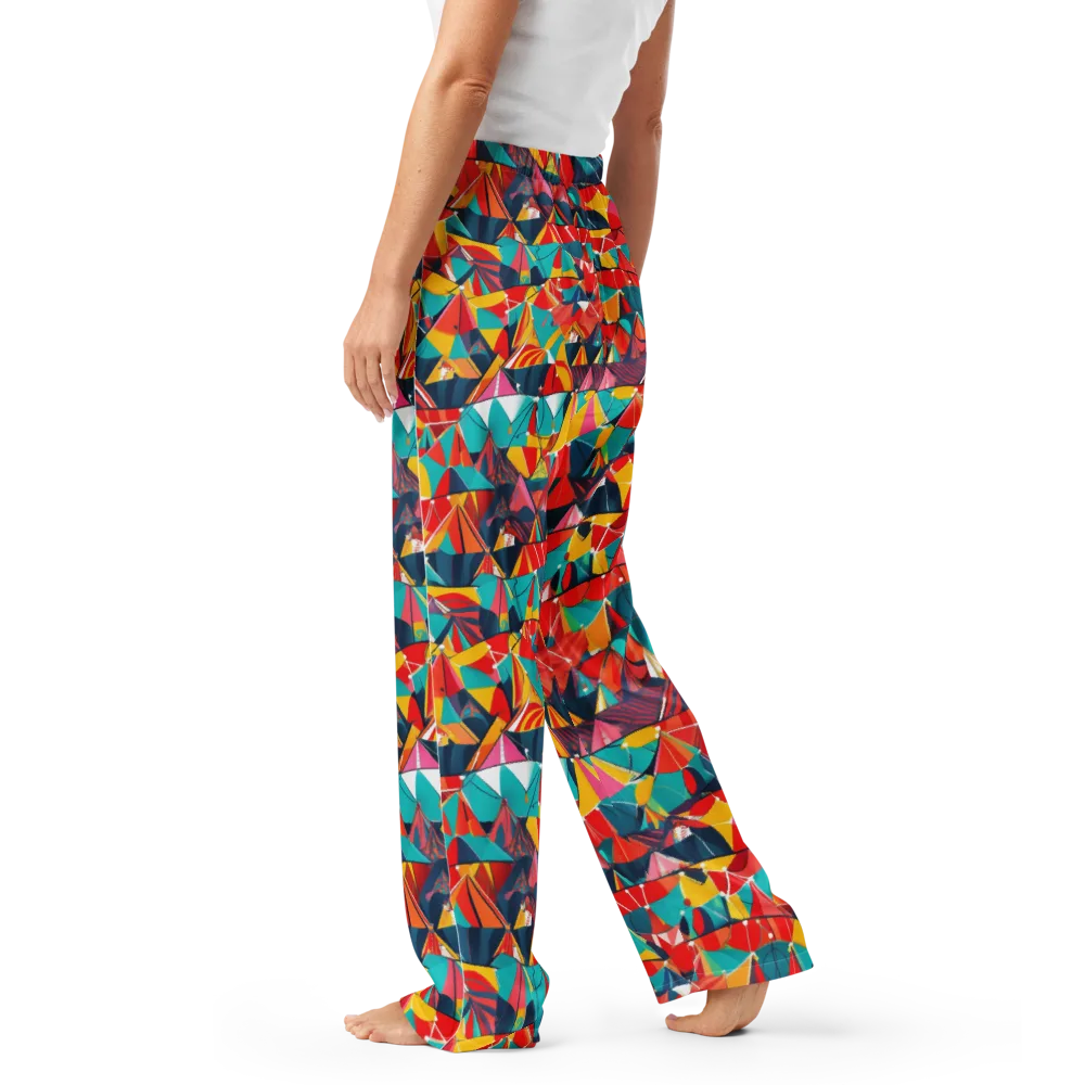 Carnival Canopies on Women's Pajama Pants — Left