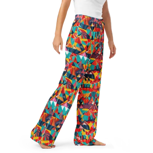 Carnival Canopies on a Women's Pajama Pants
