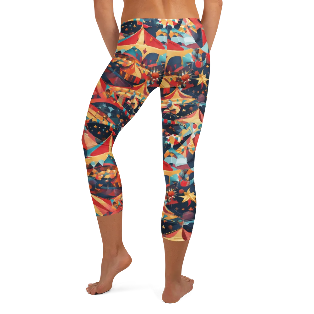 Midnight Big Top on Capri Leggings — Back