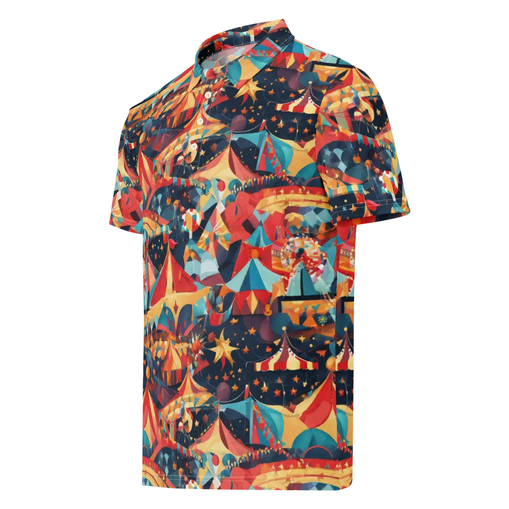 Midnight Big Top on Men's Slim Fit Polo Shirt — Left Front