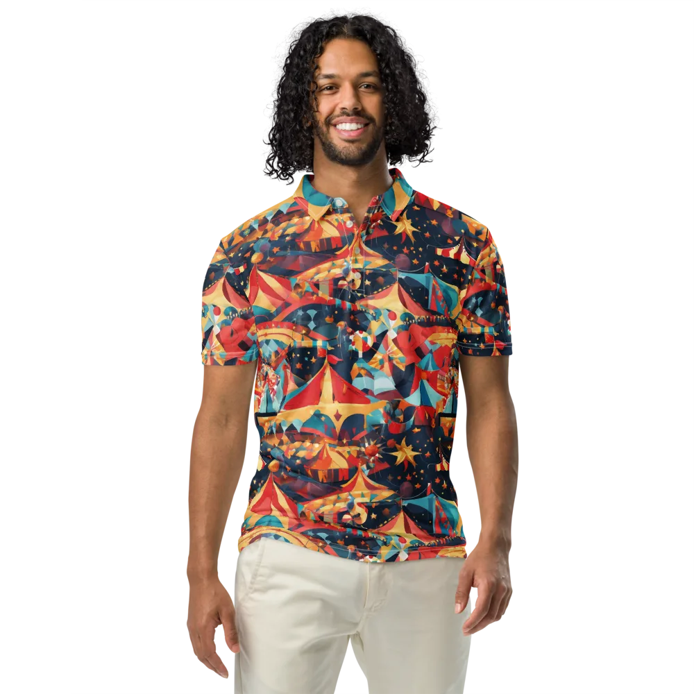 Midnight Big Top on Men's Slim Fit Polo Shirt — Front