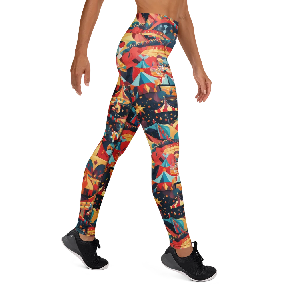 Midnight Big Top on Yoga Leggings — Right