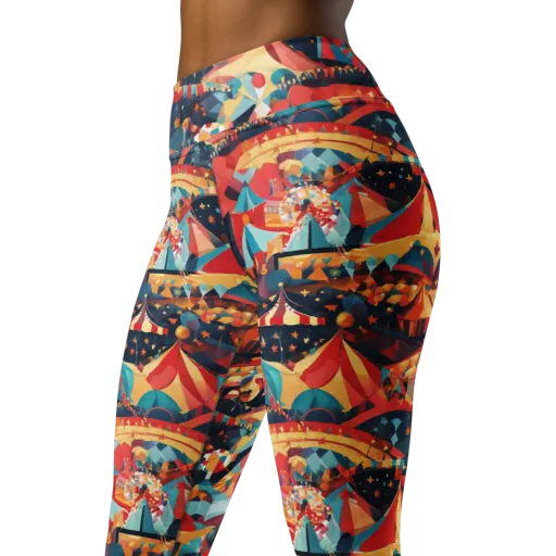 Midnight Big Top on a Yoga Leggings