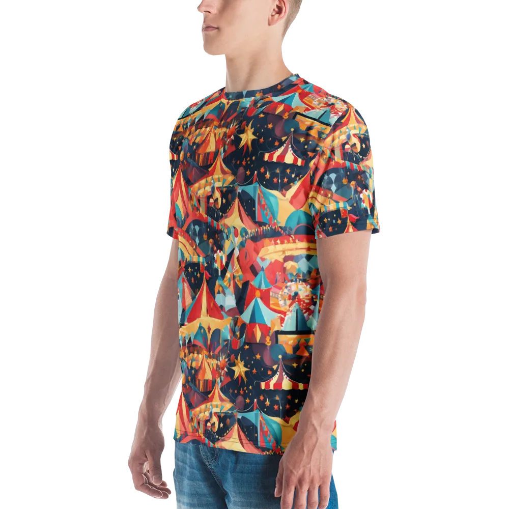 Midnight Big Top on Men's Crew Neck T-Shirt — Left