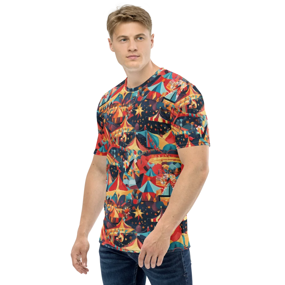 Midnight Big Top on Men's Crew Neck T-Shirt — Left