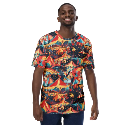 Midnight Big Top on a Men's Crew Neck T-Shirt