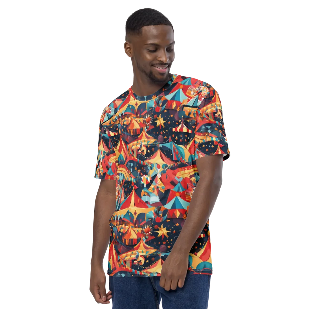 Midnight Big Top on Men's Crew Neck T-Shirt — Left