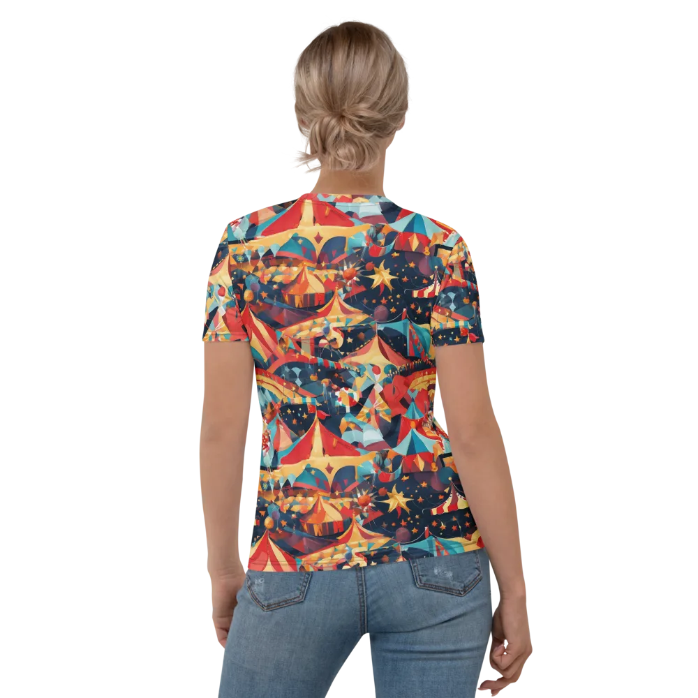 Midnight Big Top on Women's Crew Neck T-Shirt — Back