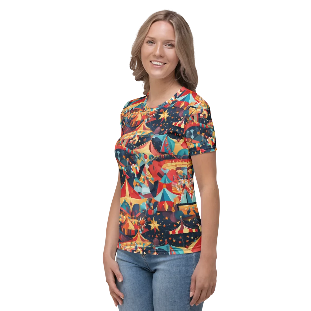 Midnight Big Top on Women's Crew Neck T-Shirt — Left
