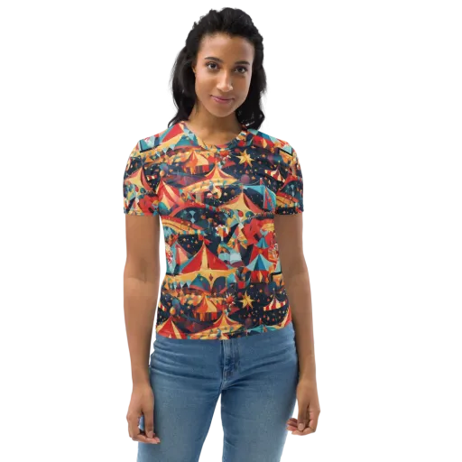 Midnight Big Top on a Women's Crew Neck T-Shirt