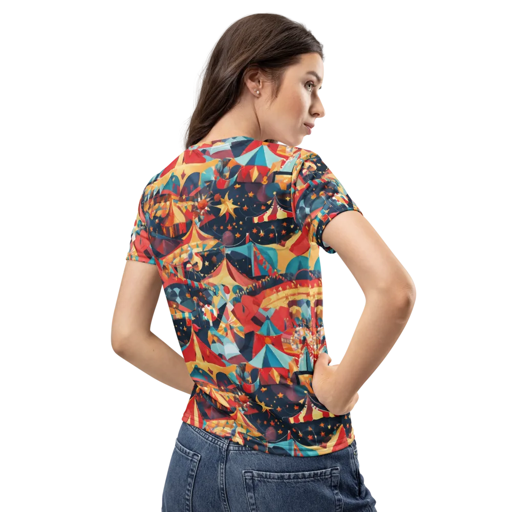 Midnight Big Top on Women's Crew Neck T-Shirt — Back