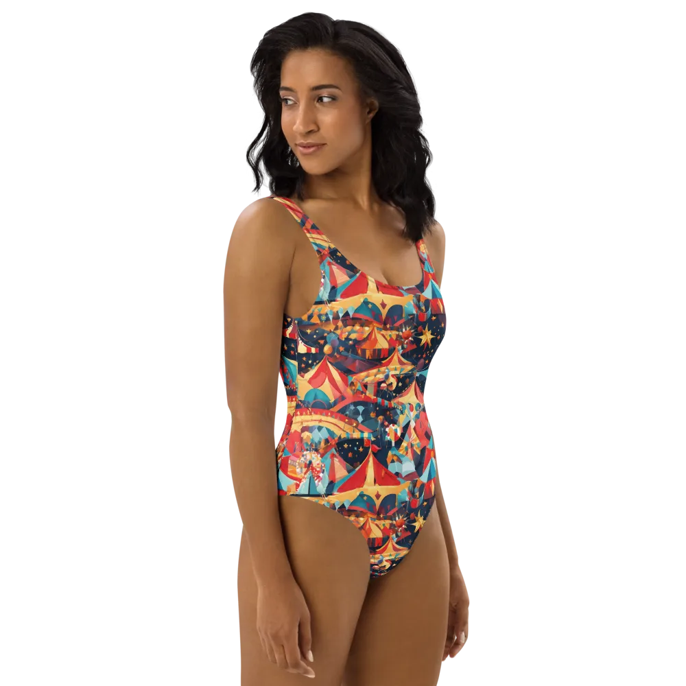 Midnight Big Top on One-Piece Swimsuit — Right