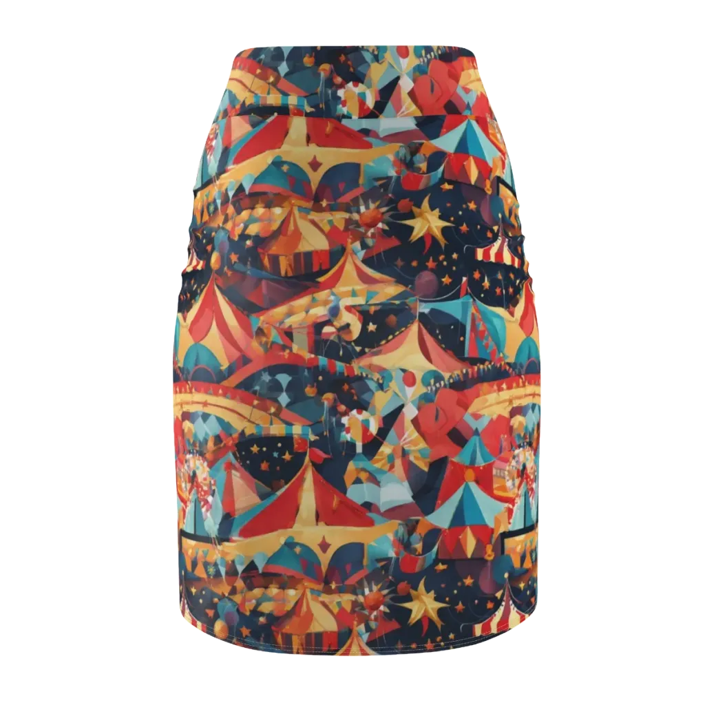 Midnight Big Top on Pencil Skirt — Back