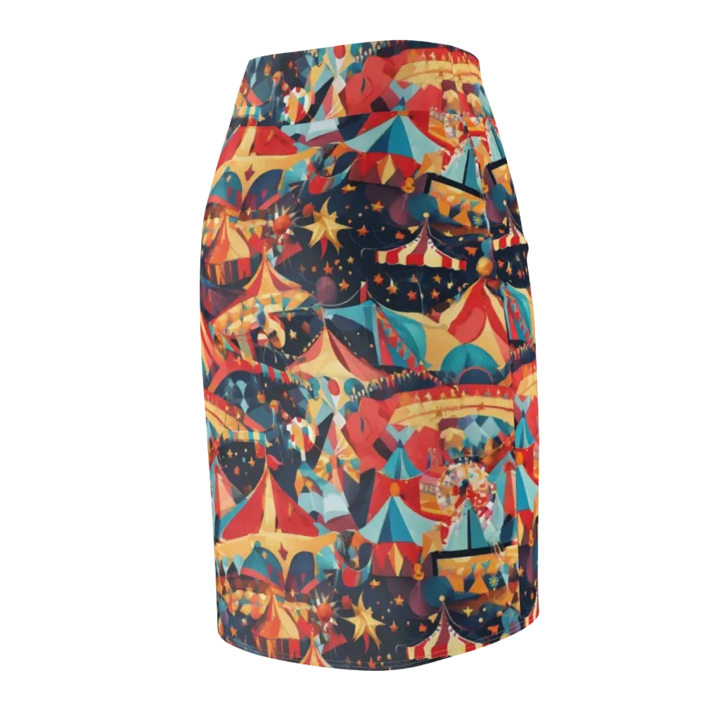 Midnight Big Top on Pencil Skirt — Back Side